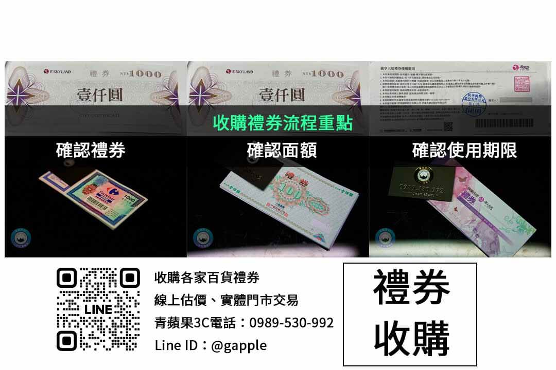 青蘋果3C – 禮券收購專業平台,網上即時估價 - 第2張圖 禮券收購檢查項目