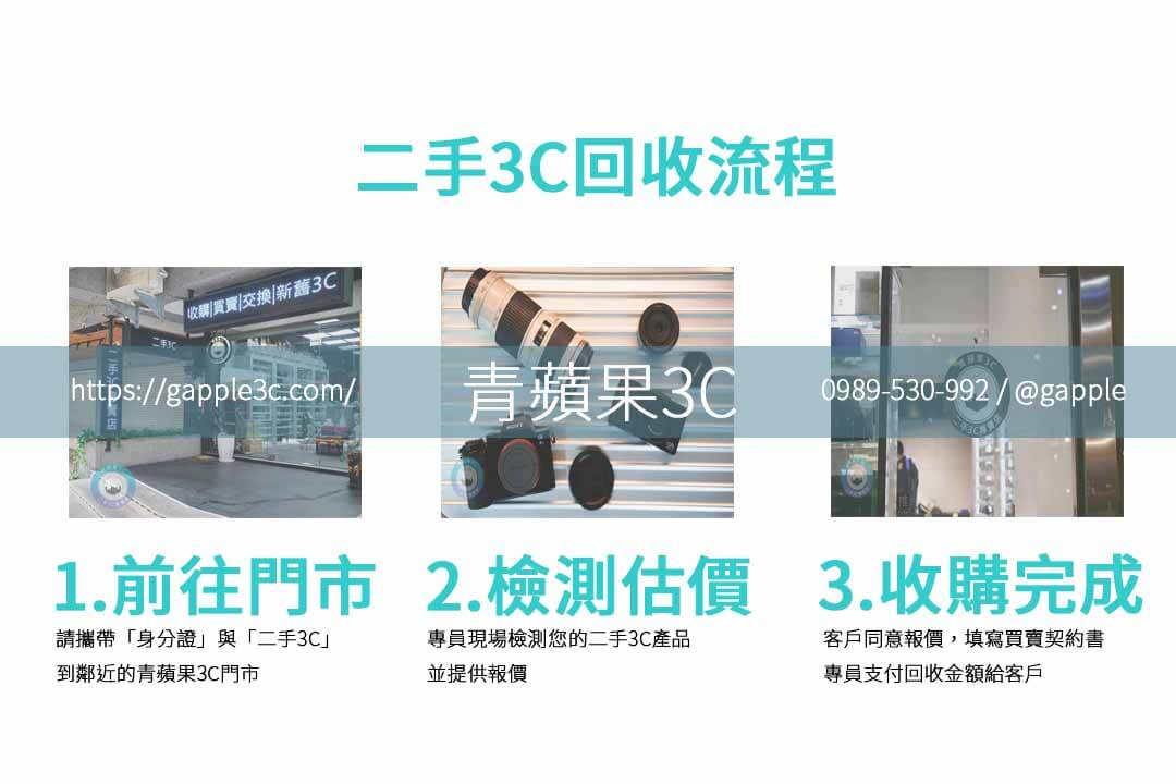 鏡頭二手買賣必讀:如何透過青蘋果3C快速回收 RF 24-105mm f4 - 第2張圖 二手3C收購流程